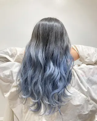 セミロング カラー パーマ Zina渋谷エリア マネージャShionのヘアスタイル