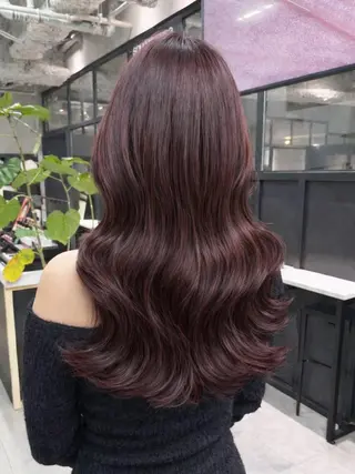 セミロング カラー ITbyALBUM 松戸のヘアスタイル