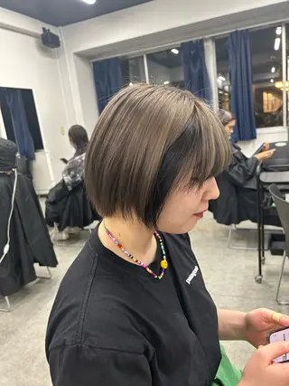 カラー 透明感ベージュ🤎 ナチュラルレイヤーのヘアスタイル