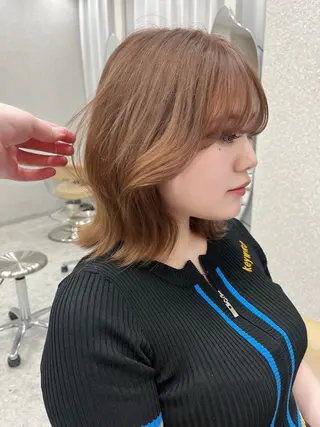 ミディアム カラー 天神￤カラー￤ まなみ🎀💞のヘアスタイル