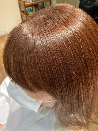 カラー 西山 菜己星のヘアスタイル