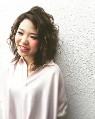 ショート ミディアム セミロング ロング カラー パーマ 早朝✨ヘアセット 着付け/清水玲歌のヘアスタイル