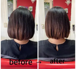 ショート ルーチェ【luce】ヘアリゾート宝塚歌劇前店所属・岸本 友子のヘアスタイル