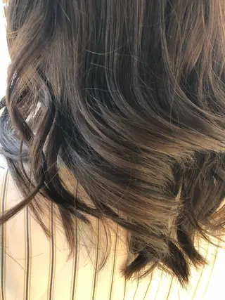 ロング カラー ヘアアレンジ レイヤー×ヘッドスパ *保田遥*のヘアスタイル