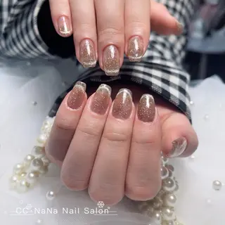 ネイル CC  NaNa ワンホンネイル🌙Nのネイルデザイン