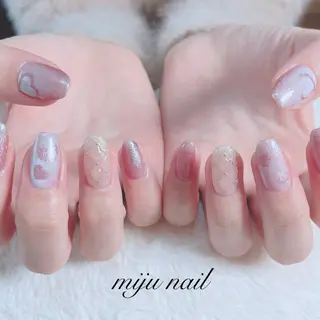 ネイル ❁miju nail 大人上品/自爪育成のネイルデザイン