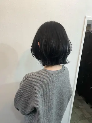ミディアム カラー 暗髪とオリーブ🌿 渡辺拓人のヘアスタイル