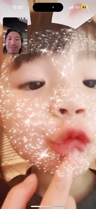 ミディアム 小夏の⭐️ パパです⭐️のヘアスタイル