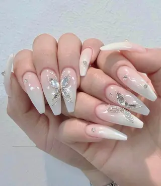 ロング カラー 高橋 ユキのネイルデザイン