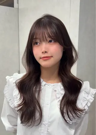 ミディアム 🩵似合わせカット/ カラー/あさか 🩵のヘアスタイル