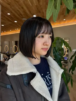 ショート 👩🏽‍🦱✨ボブ /パーマ/layerのヘアスタイル