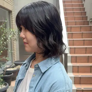 ショート パーマ 大橋 芽衣のヘアスタイル