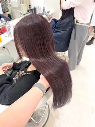 ロング カラー ParveMix 🩶🫧入江 香名のヘアスタイル