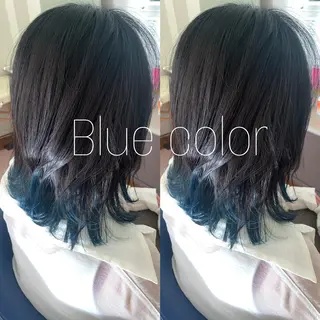 ミディアム 小澤 志穂のヘアスタイル