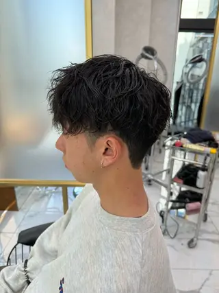 メンズ ショート/ハイライト 無料‼️愛斗のヘアスタイル