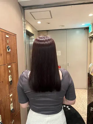 ミディアム カラー sayaka 透明感カラーのヘアスタイル