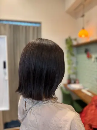 ミディアム カネコ ナナミのヘアスタイル