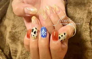 ネイル フルリール 【プライベートサロンのネイルデザイン