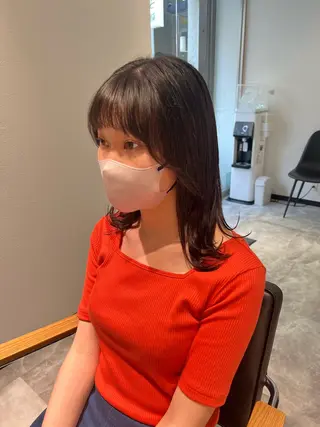 ミディアム カラー ヘアアレンジ 「sumi」 AMIのヘアスタイル