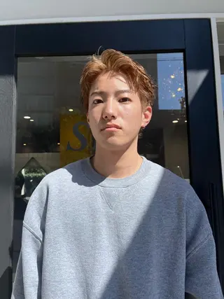 ショート カラー メンズ トレンドヘア◎ 店長 清原佑太のヘアスタイル