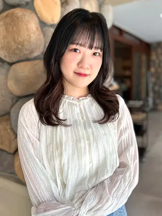 ロング カラー Loa misakiのヘアスタイル