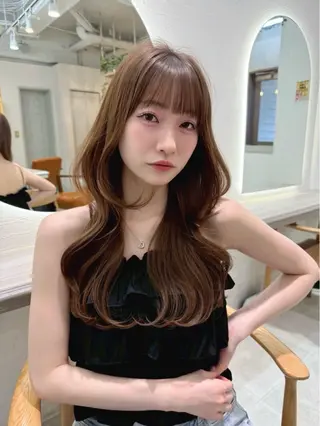 ロング カラー きむらさくら/透明感 /レイヤーカットのヘアスタイル