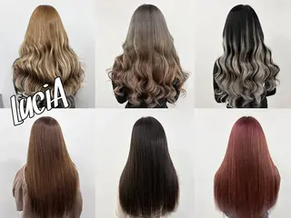 ロング ヘアアレンジ カラー MISAKIエクステ ブリーチ\5900のヘアスタイル