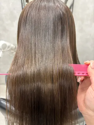 ロング カラー すぐ巻ける縮毛矯正 🍀勝倉　麗のヘアスタイル