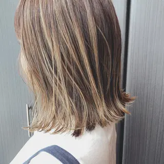 ショート カラー ヘアアレンジ マツエク・マツパ 透明感カラー🫧ヘア セット🫧松本菜月の眉毛・アイブロウイメージ