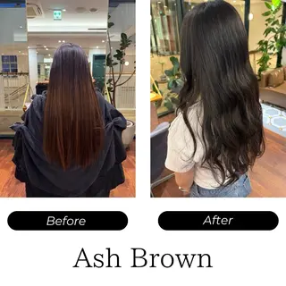 セミロング カラー 大前斗夢ショート /くびれカットのヘアスタイル