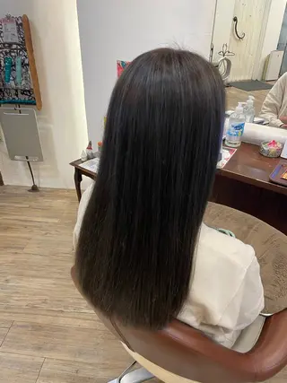 ロング カラー CRESCENDO 本杉春菜のヘアスタイル