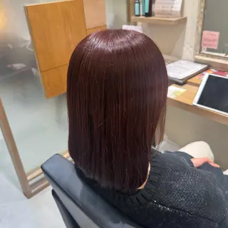 ミディアム 𝐦𝐚𝐨🐈‍⬛ 🎀髪質改善/艶髪のヘアスタイル