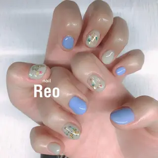 ミディアム ネイル Reonail 💕Kana💕のネイルデザイン