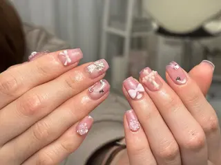 ショート トゥー フエンのネイルデザイン