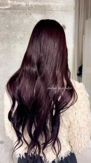 ロング RENA/艶カラー /アレンジ/髪質改善のヘアスタイル