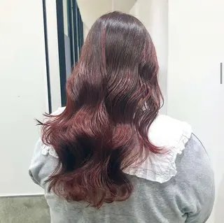ロング カラー パーマ ヘアアレンジ メンズ キッズ stylist 🌸 kana.のヘアスタイル