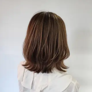 カラー 小顔似合わせカット ┊︎*AYANO*のヘアスタイル