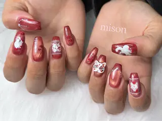ネイル mison 安形友花のネイルデザイン