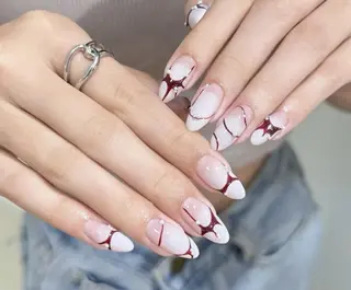 ネイル By moonネイル 🌷ワンホン/韓国風のネイルデザイン