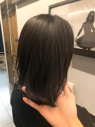 ミディアム カラー ミヤギ リュウキのヘアスタイル