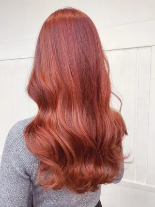 カラー パーマ ロング 初めでも安心🌟 newi町田✂のヘアスタイル