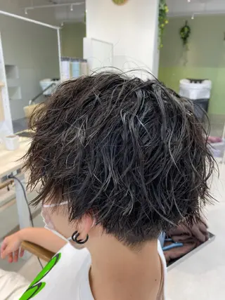 メンズ 韓国メンズ特化 パーマSatskiのヘアスタイル