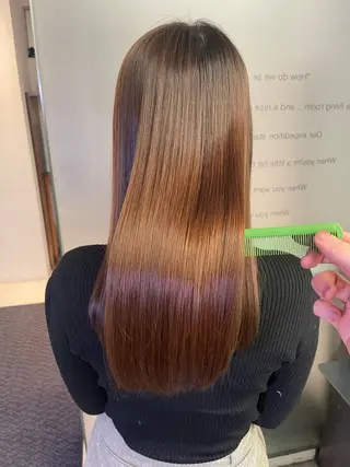 ミディアム スズキジュンペイ 銀座/髪質改善のヘアスタイル