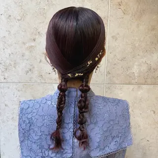 ヘアアレンジ たかや みなみのヘアスタイル