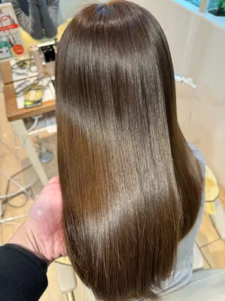 ミディアム カラー 美髪/髪質改善 川口凌弥のヘアスタイル