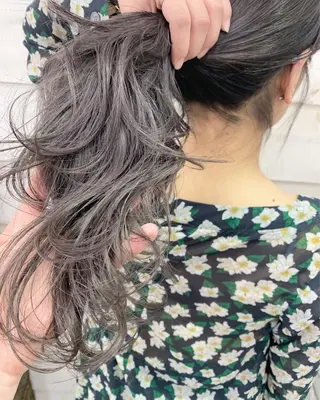 ロング カラー 北間 寛哉のヘアスタイル