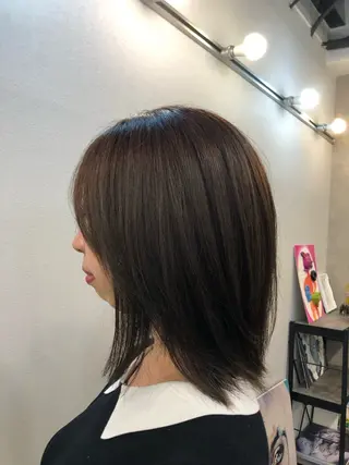 ミディアム カラー accorto 小林諭侑のヘアスタイル