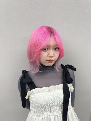 ショート カラー ブリーチ・エクステ 🎀メイのヘアスタイル