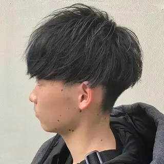 カラー パーマ メンズ 髪質改善🫧ベージュ 椙山 響のヘアスタイル