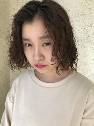 ミディアム 🌷ボブ/髪質改善 ストレートのヘアスタイル